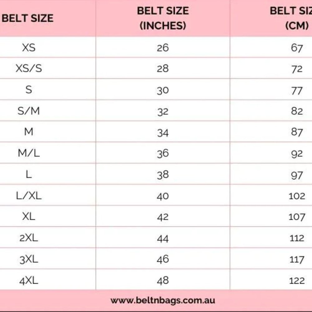 BELT SIZE